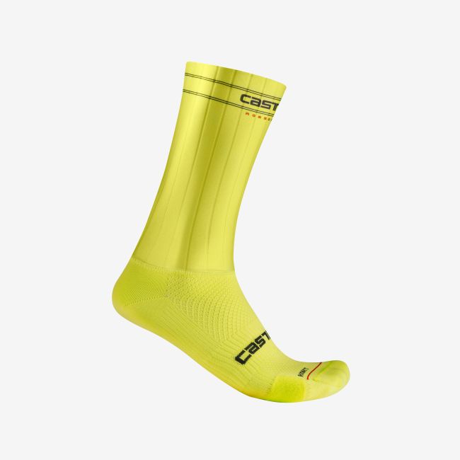 Castelli - sosete ciclism - Fast Feet 3 Sock - verde lime