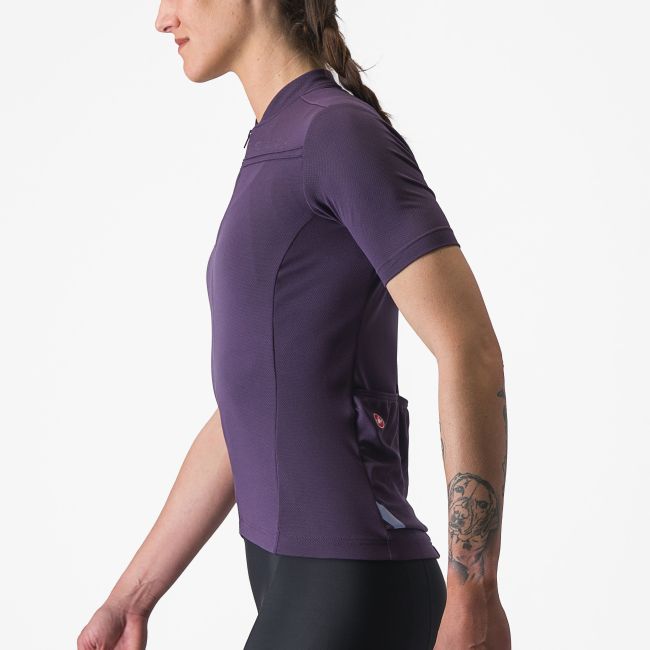 Castelli - tricou ciclism maneca scurta regular fit - Anima 4 W Jersey - 18-32 gr C - negru night Shade