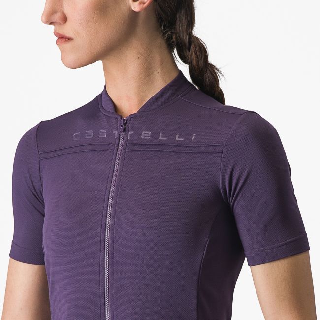Castelli - tricou ciclism maneca scurta regular fit - Anima 4 W Jersey - 18-32 gr C - negru night Shade