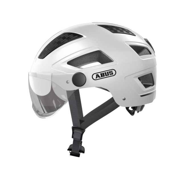 Abus - casca ciclism Urban - HYBAN 2.0 - Ace Polar White