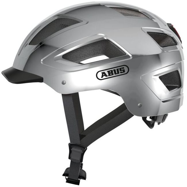 Abus - casca ciclism Urban - HYBAN 2.0 - Chrome Silver