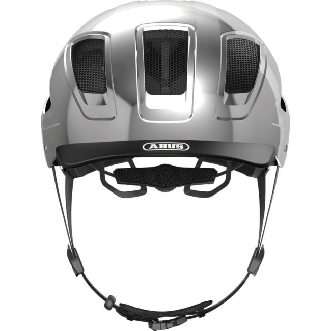 Abus - casca ciclism Urban - HYBAN 2.0 - Chrome Silver