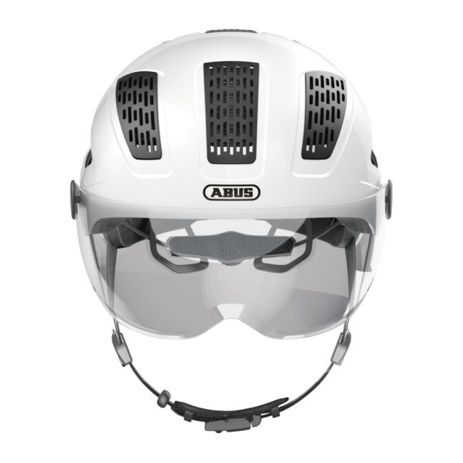 Abus - casca ciclism Urban - HYBAN 2.0 - Ace Polar White