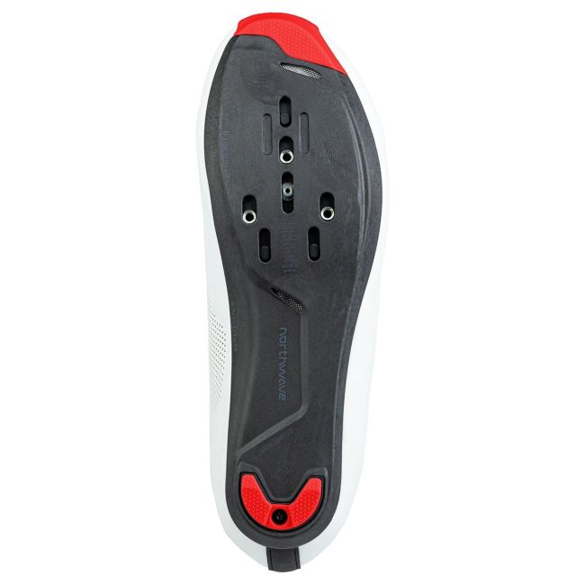 Northwave - pantofi ciclism sosea - Revolution - White | Red Fluo