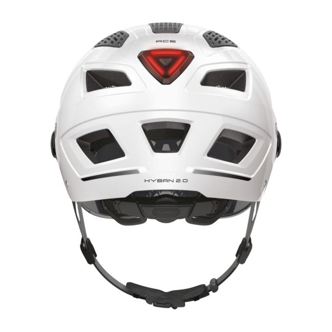 Abus - casca ciclism Urban - HYBAN 2.0 - Ace Polar White