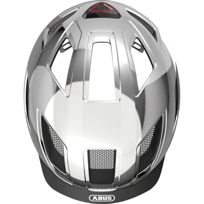 Abus - casca ciclism Urban - HYBAN 2.0 - Chrome Silver