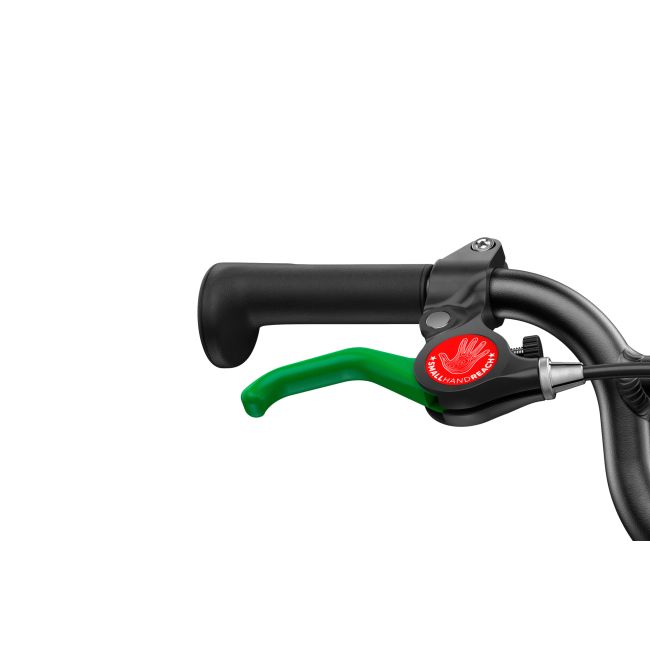 Bicicleta copii Woom 1 Go Plus cu roti 14" - albastru Metallic Turquoise Petrol