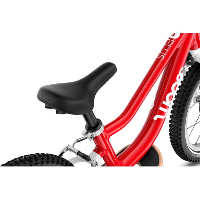 Bicicleta copii Woom 1 Go Plus cu roti 14" rosu Woom Red