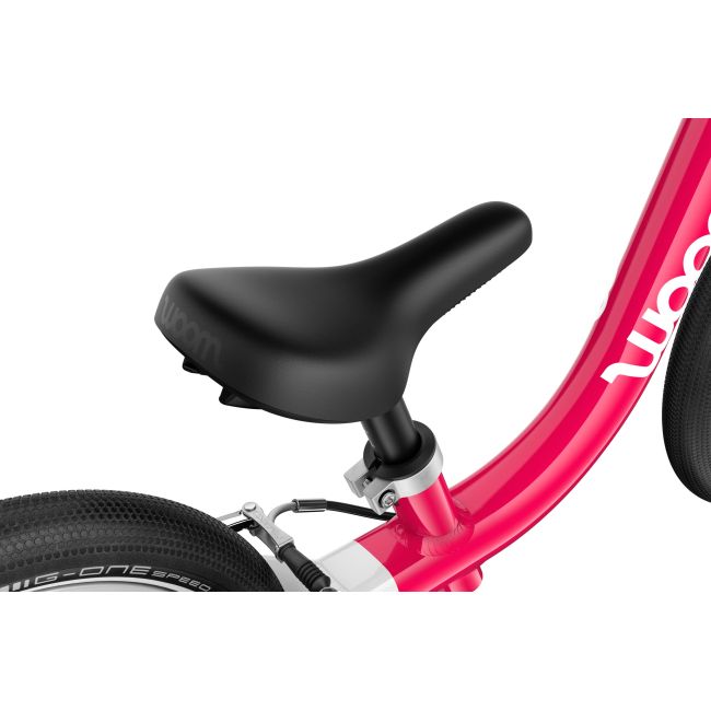 Bicicleta copii Woom 1 Go cu roti 12" roz Hot Pink