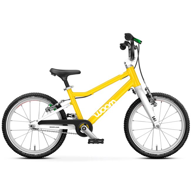 Bicicleta copii Woom 3 Go cu roti 16" galben Vibrant Yellow