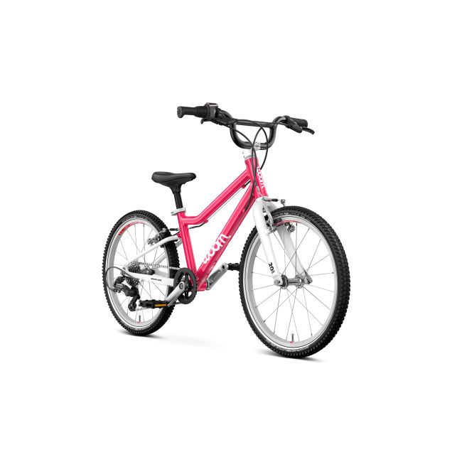 Bicicleta copii Woom 4 Go cu roti 20" roz Hot Pink