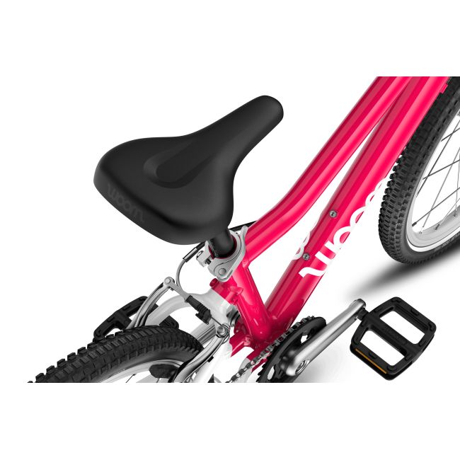 Bicicleta copii Woom 4 Go cu roti 20" roz Hot Pink