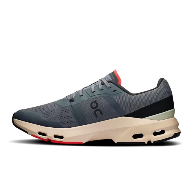 On - pantofi sport - Cloudpulse - gri | rosu