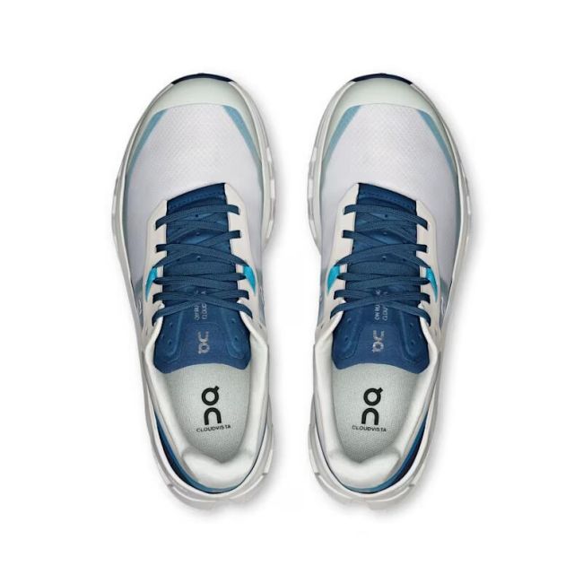 On - pantofi alergare trail - Cloudvista 2 W - alb | albastru