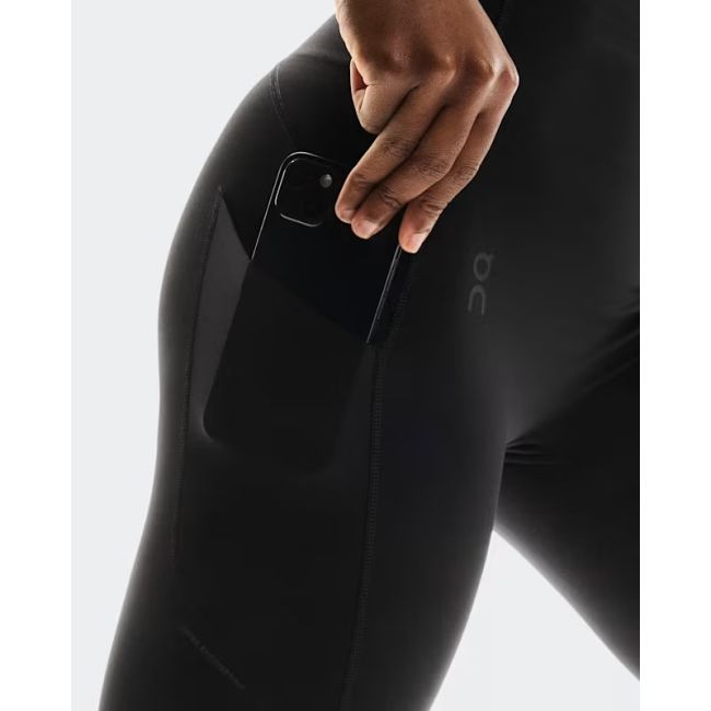 On - colanti - Studio Tights Short - negru