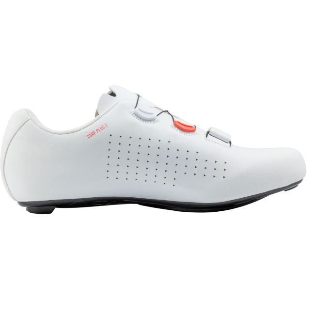 Northwave - pantofi ciclism sosea - Core Plus 2 - White | Red Fluo