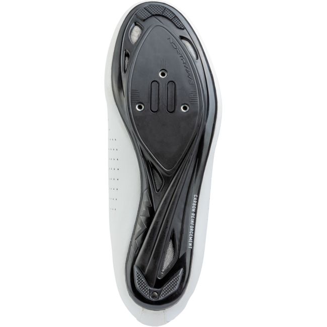 Northwave - pantofi ciclism sosea - Core Plus 2 - White | Red Fluo