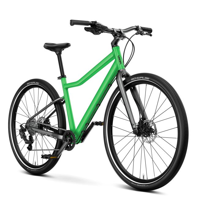 Bicicleta copii Woom 6 Explore cu roti 26" verde Jungle Green