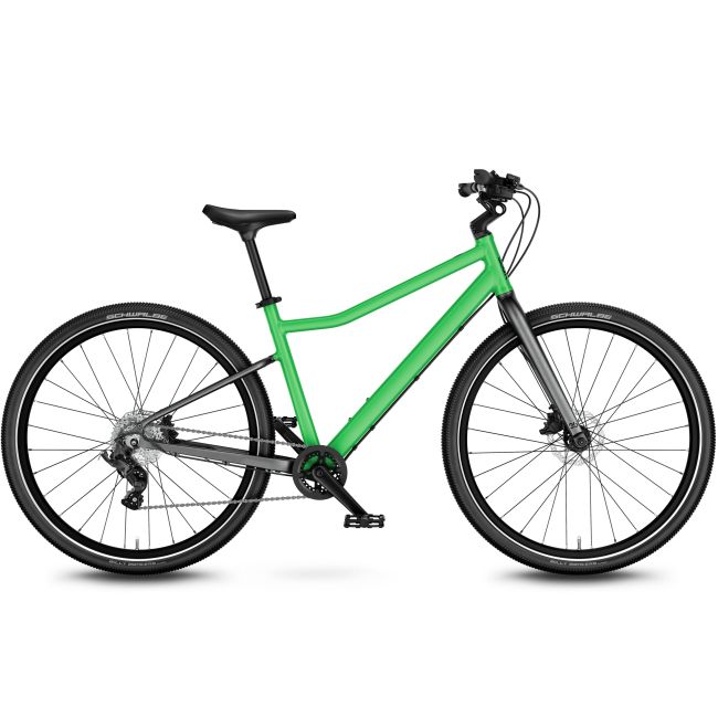 Bicicleta copii Woom 6 Explore cu roti 26" verde Jungle Green