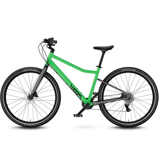 Bicicleta copii Woom 6 Explore cu roti 26" verde Jungle Green