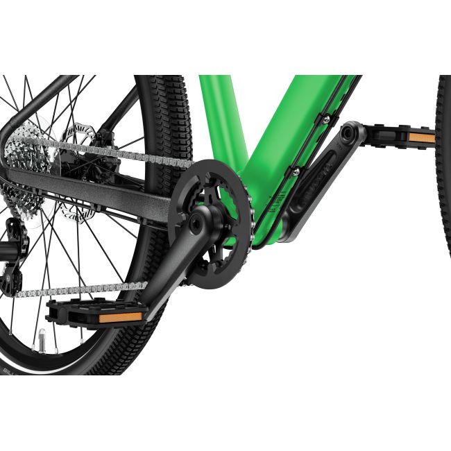 Bicicleta copii Woom 6 Explore cu roti 26" verde Jungle Green