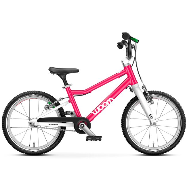 Bicicleta copii Woom 3 Go cu roti 16" roz Hot Pink