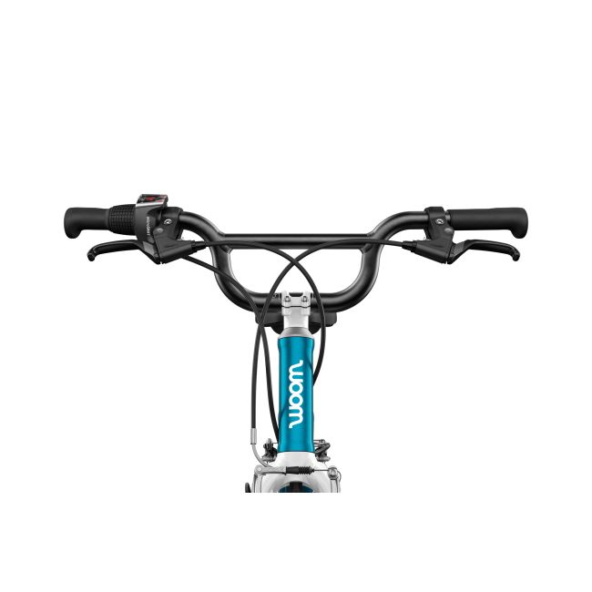 Bicicleta copii Woom 4 Go cu roti 20" albastru metalic
