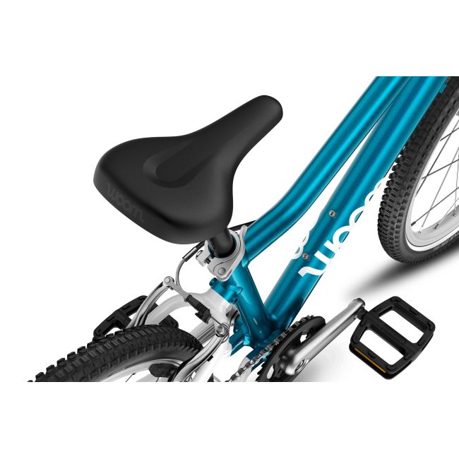 Bicicleta copii Woom 4 Go cu roti 20" albastru metalic