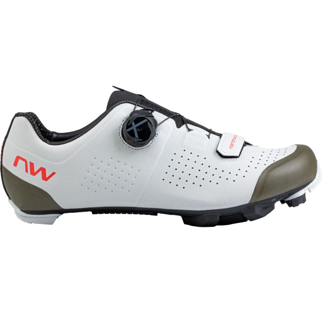 Northwave - pantofi ciclism MTB XC - Razer - Light Grey | Green Forest