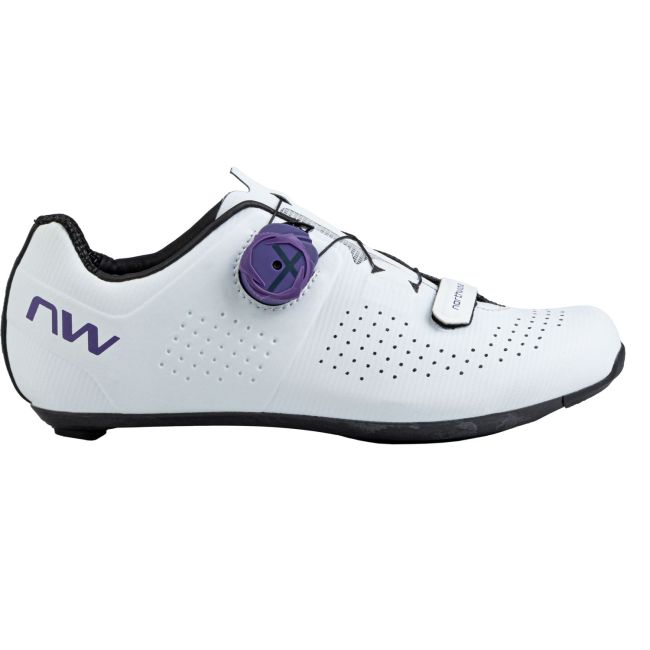 Northwave - pantofi ciclism MTB XC - Storm Carbon WMN - White | Dark Purple