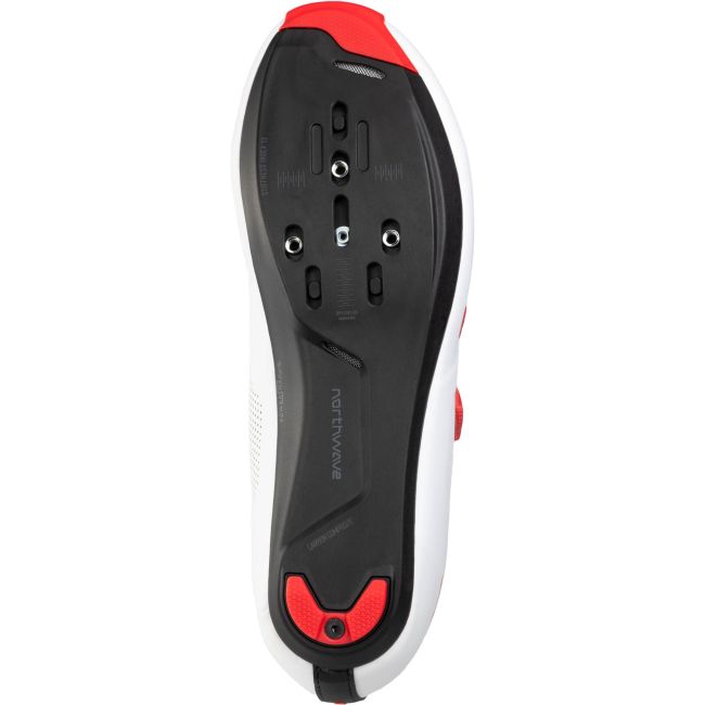 Northwave - pantofi ciclism sosea - Revolution - White | Red Fluo