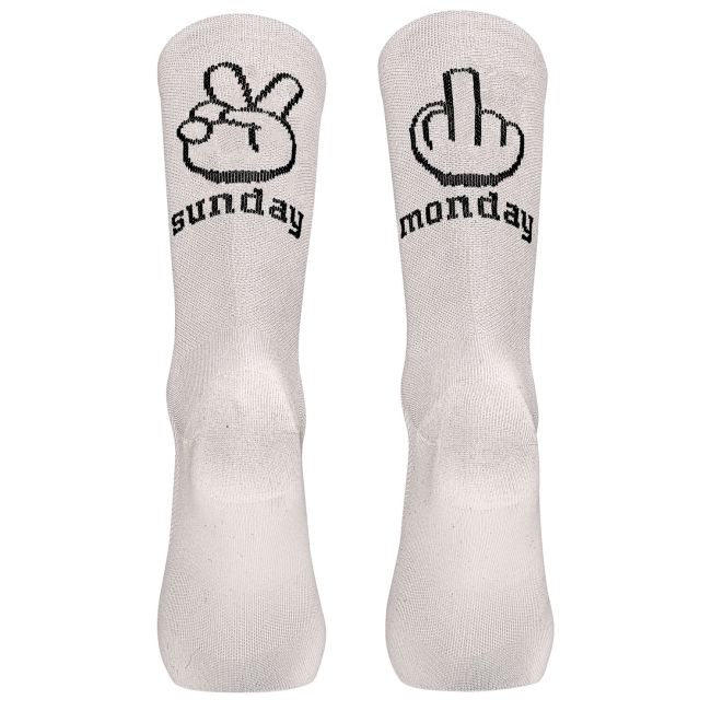 Northwave - sosete ciclism - Sunday Monday Sock - White