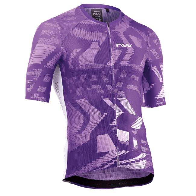 Northwave - tricou ciclism maneca scurta - Blade AIR Jersey Short Sleeve - Dark Purple | White