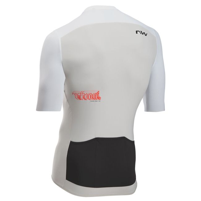 Northwave - tricou ciclism maneca scurta - Essence EVO Jersey Short Sleeve - Light Grey | White