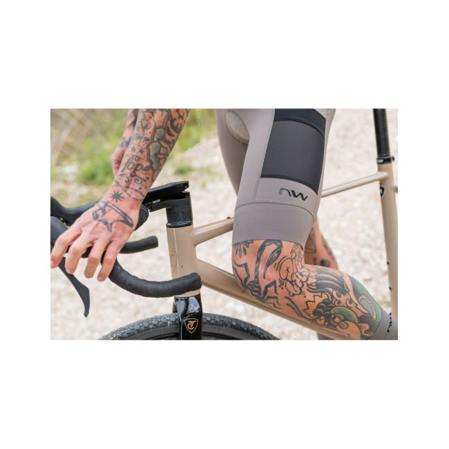 Northwave - pantaloni scurti cilism cu bretele - Fast Rock Bibshort - Sand