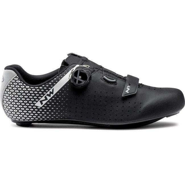 Northwave - pantofi ciclism sosea - Core Plus 2 Wide - Black | Silver