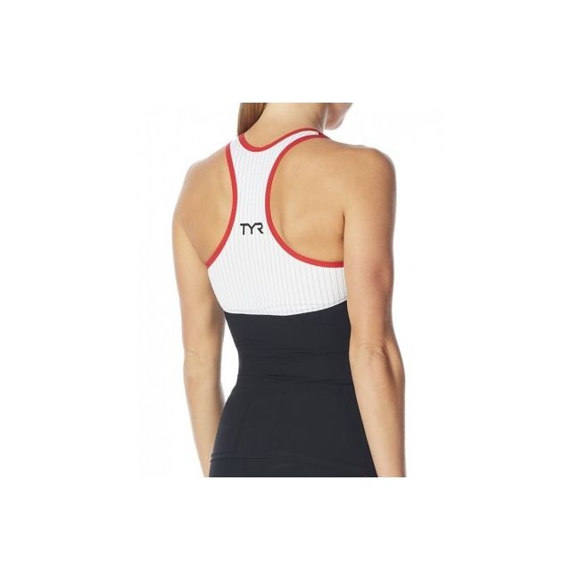 TYR - Maiou Triathlon pentru femei - negru rosu