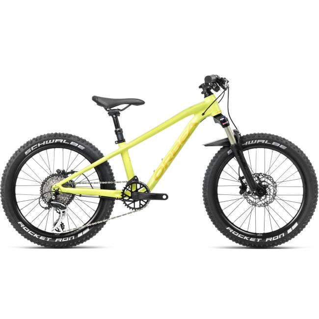 Bicicletă copii MTB Trail Orbea LAUFEY 20 H20 - Spicy Lime | Corn Yellow (Gloss)