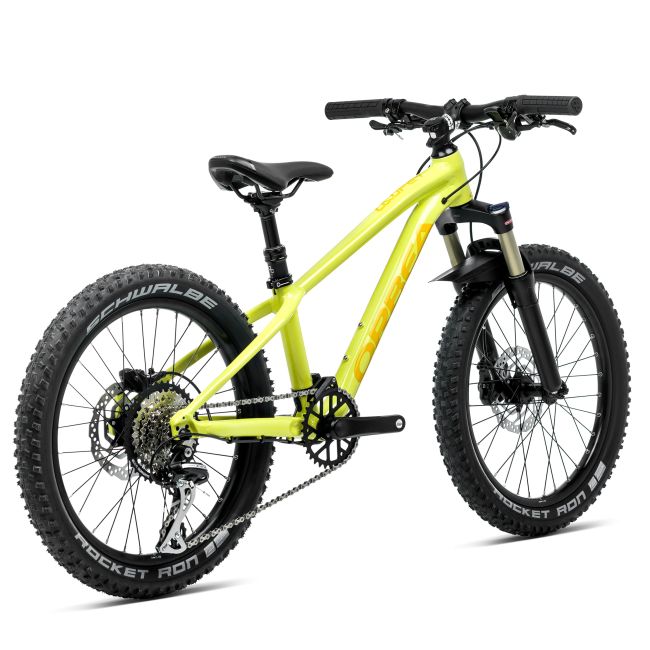 Bicicletă copii MTB Trail Orbea LAUFEY 20 H20 - Spicy Lime | Corn Yellow (Gloss)