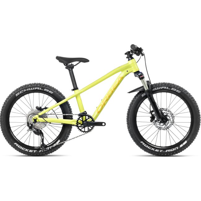 Bicicletă copii MTB Trail Orbea LAUFEY 20 H30 - Spicy Lime | Corn Yellow (Gloss)