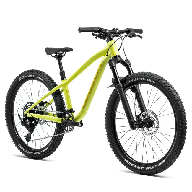 Bicicletă copii MTB Trail Orbea LAUFEY 24 H10 - Spicy Lime | Corn Yellow (Gloss)