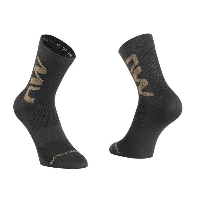 Northwave - sosete ciclism - Extreme Air Mid - inaltime 12 cm - negru-nisipiu