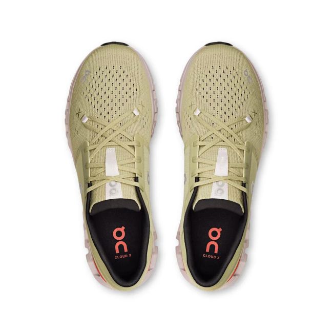 On - pantofi alergare - Cloud X 4 - Caper | Salmon