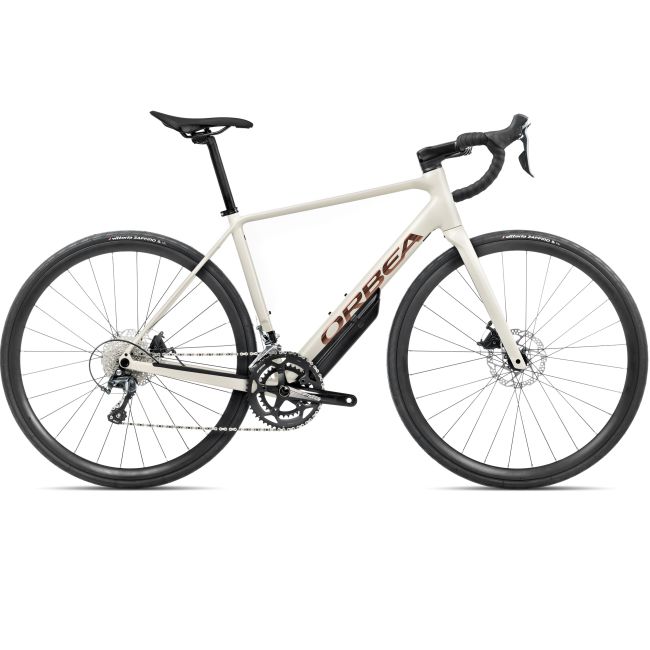 Bicicletă șosea anduranță Orbea AVANT H40 - Ivory White | Titan Bronze (Gloss)