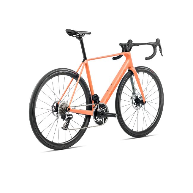 Bicicletă șosea race Orbea ORCA M11eLTD PWR - Orange Cloud (Matt) | Stone Blue (Matt | Gloss)