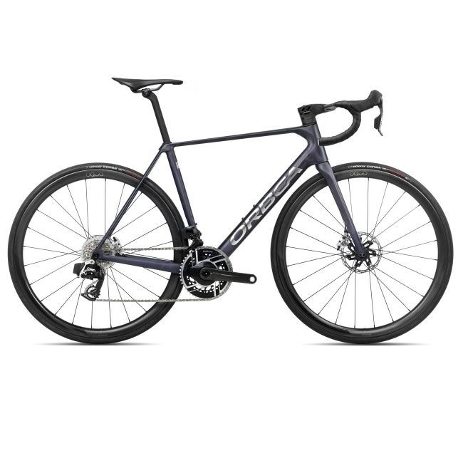 Bicicletă șosea race Orbea ORCA M11eLTD PWR - Tanzanite (Matt) | Carbon Raw (Matt)