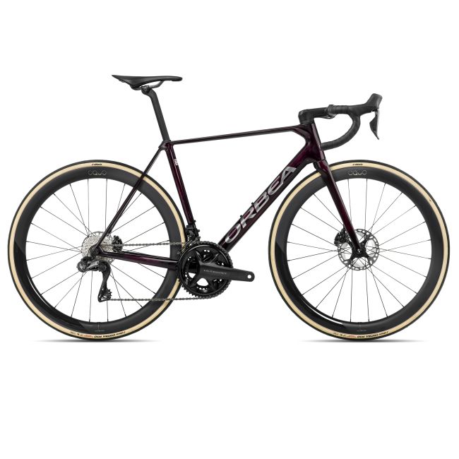 Bicicletă șosea race Orbea ORCA M20iLTD - Wine Red Carbon View | Titanium (Gloss)
