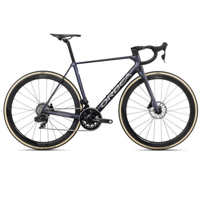 Bicicletă șosea race Orbea ORCA M21eLTD PWR - Tanzanite (Matt) | Carbon Raw (Matt)
