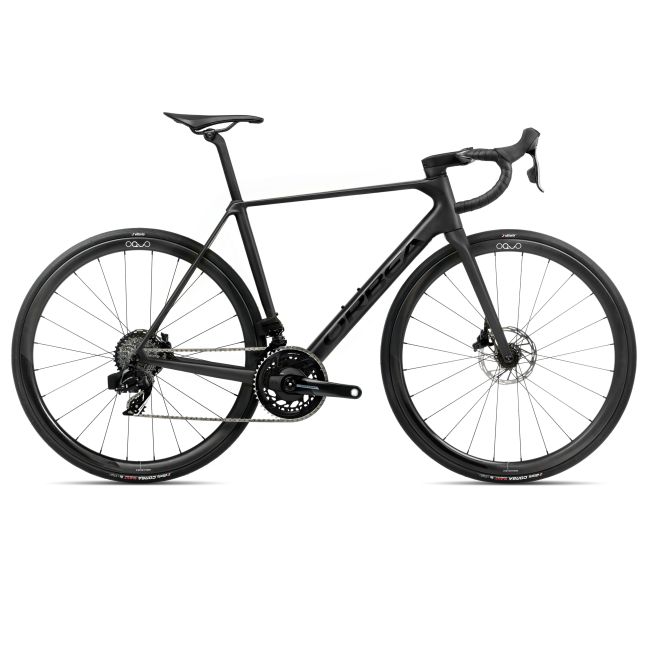 Bicicletă șosea race Orbea ORCA M21eTEAM PWR - Vulcano | Black(Matt) Black(Gloss)