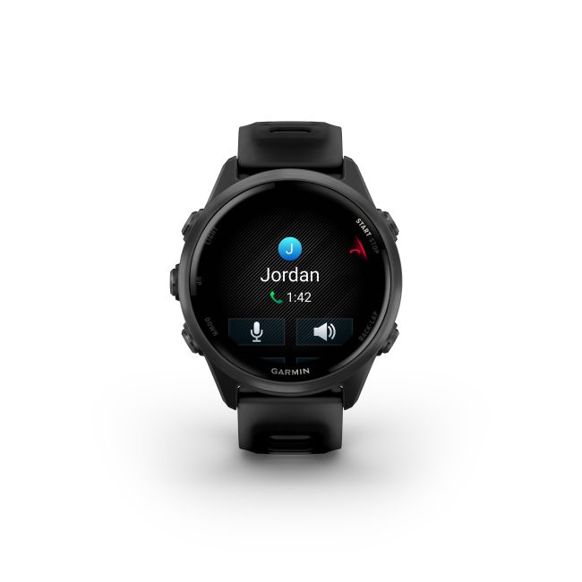 Garmin Forerunner 570 - 42 mm - ceas multisport cu GPS si AMOLED - negru Slate Gray Aluminium with Translucent Black | Black Band